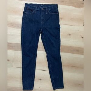 JCREW 9” High Rise Skinny Dark Blue Jeans Women’s Size 29 style  K0760